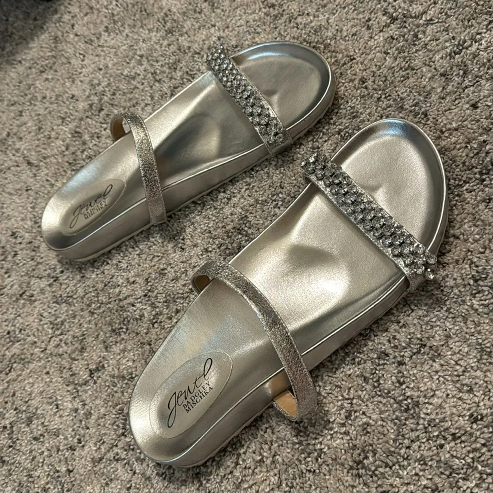 Jewel Badgley Mischra crystal slide sandal - Picture 4 of 6